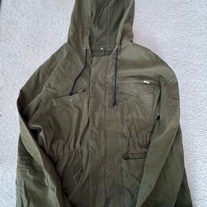 MOTHER Olive Utility Jacket